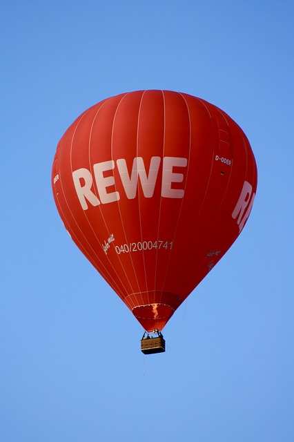 Rewe Heißluftballon